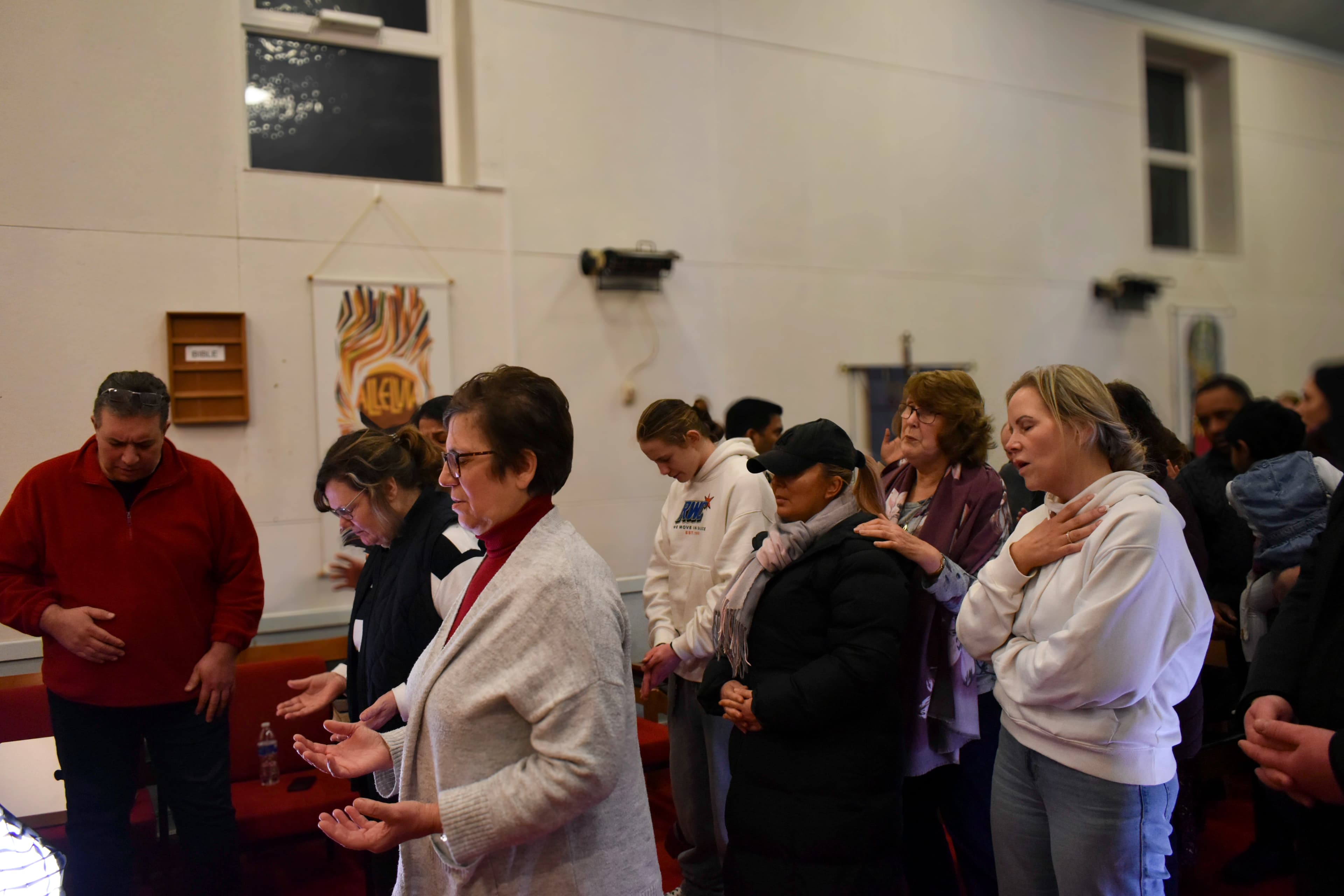 Worship Service – Word and Spirit Embassy Worship and prayer during a service at our Church in Liverpool